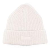 Ribbet Beanie Lue Ivoar Applikasjon