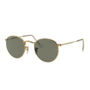 Retro Round Metal Polarized Solbriller