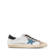 Slitte Sneakers med Stjerne Patch