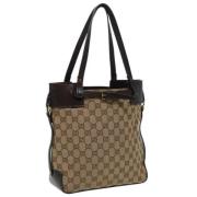 Pre-owned Canvas gucci-bags