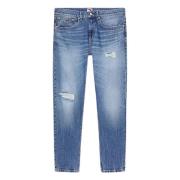 Distressed Slim Fit Denim Jeans