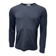 Navy Merino Athleisure Sweater