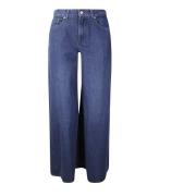 Vidbent Stretch Denim Bukser