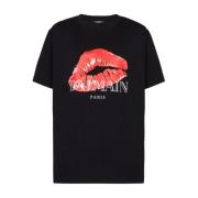 Kiss Print T-skjorte