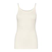 Rollneck Tank Top Whisper White