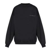 Sweatshirt med trykt logo