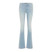 Lett Bootcut Jeans i Lys Denim