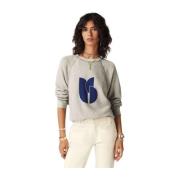 Heather Grey Sweatshirt med Raglanermer