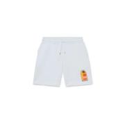 Gradient Arch White Shorts