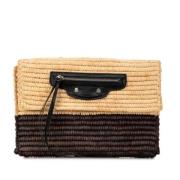 Pre-owned Raffia clutches