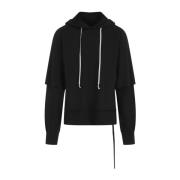 Svart Sweatshirt Hev Stil Moderne Mann