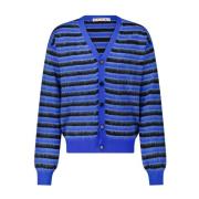 Stripete Ull Cardigan