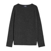 Luksuriøs Ull Cashmere Crew-Neck Jumper