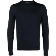 Blå Sweatshirt Aw24 Herremote