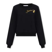 Sweatshirt med logo