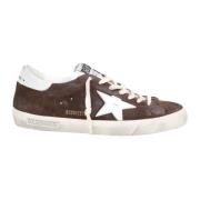 Vintage Brune Semskede Sneakers