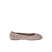 Ballerina Flats med Logo Plate