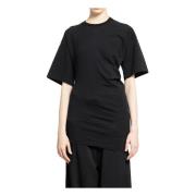 Svart Twisted Jersey Tee