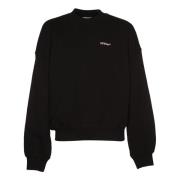 Svart Kritt Crewneck Sweater