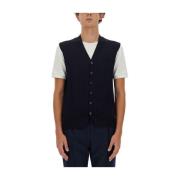 Ull V-hals Vest Regular Fit