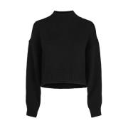 Myk strikket turtleneck-genser