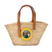 Pre-owned Raffia totes