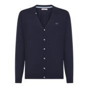 Navy Blue Cardigan Sweater