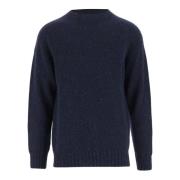 Navy Ull Crew Neck Sweater