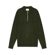 Myk Ull Zip Polo Sweater