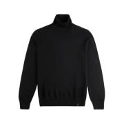 Sort Turtleneck Ullgenser