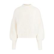 Kremhvit Crewneck Sweater