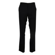 Elegant Slim Fit Ullblandet Bukse