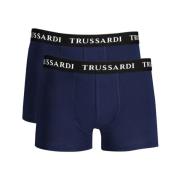 Blå Bomull Undertøy Boxer Briefs Pakke