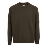 Grønn Crew-Neck Sweater Aw24