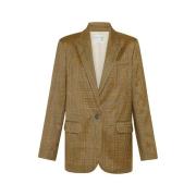 Prins av Wales Blazer Brun