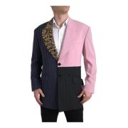 Multifarget Patchwork Slim Fit Blazer