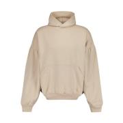 Beige Logo Hoodie