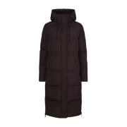 Black Haust Long Warm Down Coat Outdoor Wear