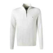 Klassisk Zip Mock Cashmere Genser