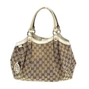 Pre-owned Canvas gucci-bags