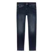 Vintage Slim Fit Distressed Jeans