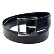 Pre-owned Leather belts