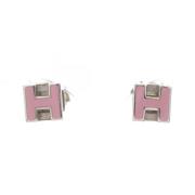 Pre-owned Stainless Steel earrings