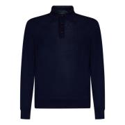 Stilig Navy Blå Sweatshirt for Menn