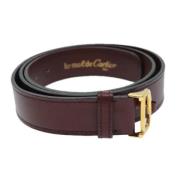 Pre-owned Leather belts