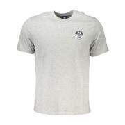 Logo Print Heather Grey T-skjorte Menn