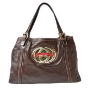 Pre-owned Leather gucci-bags