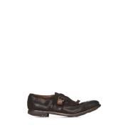 Brun Loafer Sko Vintage Brogue Stil