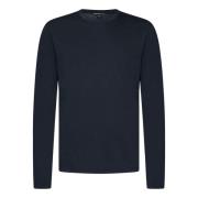 Blå Crew Neck T-skjorter og Polos