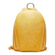 Pre-owned Leather backpacks